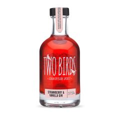 Two Birds Strawberry and Vanilla Gin 37.5% abv 20cl