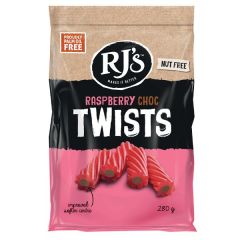 RJ's Raspberry Licorice Choc Twists