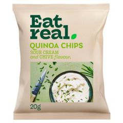 Eat Real Sour Cream & Chive Quinoa Chips 20g