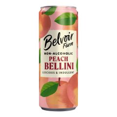 Belvoir Non Alcoholic Peach Bellini Can