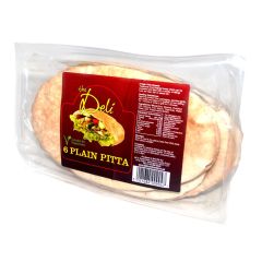 Deli Continental White Pitta Breads
