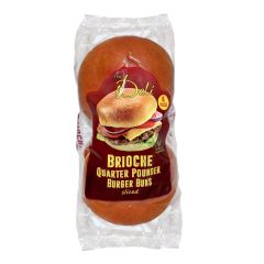 Deli Continental 4 Brioche Burger Buns