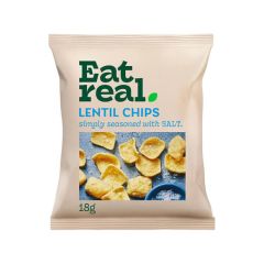Eat Real Salted Lentil Chips 18g