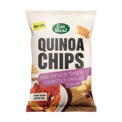 Eat Real Sundried Tomato & Roasted Garlic Quinoa Chips 90g