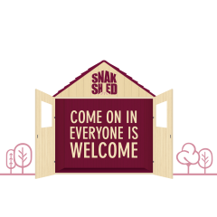 Snak Shed Floor Sticker 