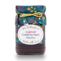 Mrs Darlington's Cranberry Sauce with Port Gold Tie