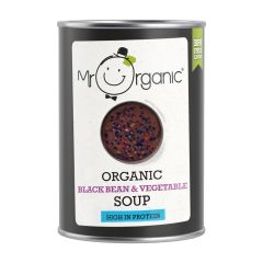Mr Organic Black Bean & Vegetable Soup 400g