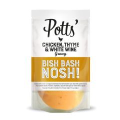 Potts Chicken, Thyme & White Wine Gravy