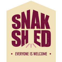 Snak Shed Shelf Wobbler - Everyone is welcome (SHED)