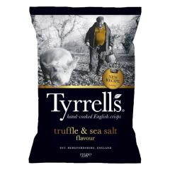 Tyrrells Truffle & Sea Salt  Crisps 135g
