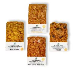 Yorkshire Flapjack Gluten Free Assorted Box Flapjack (Original, Fruit, Stem Ginger, Cherry & Almond)