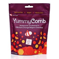 Yummycomb 70% Dark Orange Chocolate Pouch